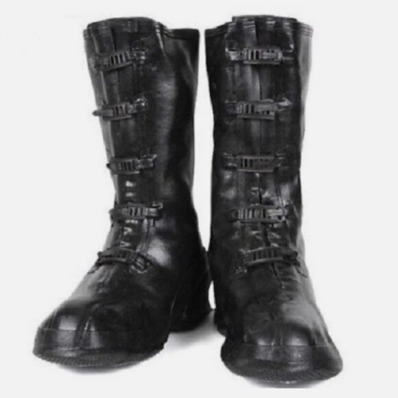 NEW OLD STOCK sz8 1980 LA CROSSE MILITARY RUBBER 5 BUCKLE OVERBOOTS NM 02884 - Picture 1 of 12
